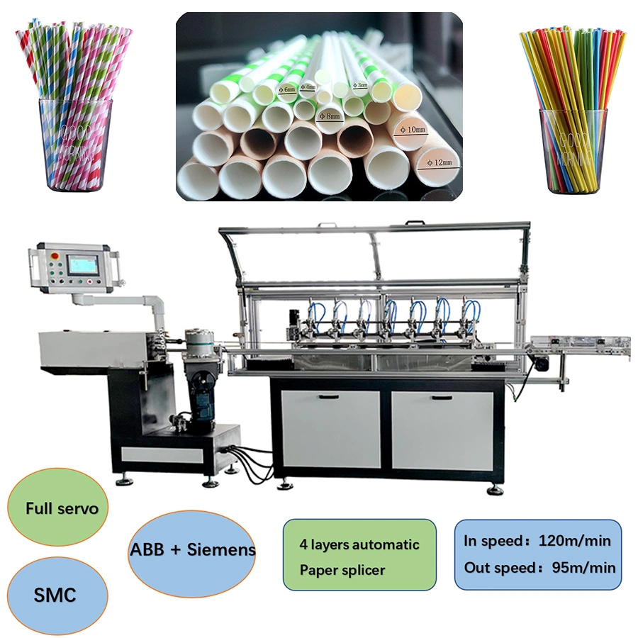 Biodegradable Paper Drinking Straw Making Machine, Paper Straw Packing Machine